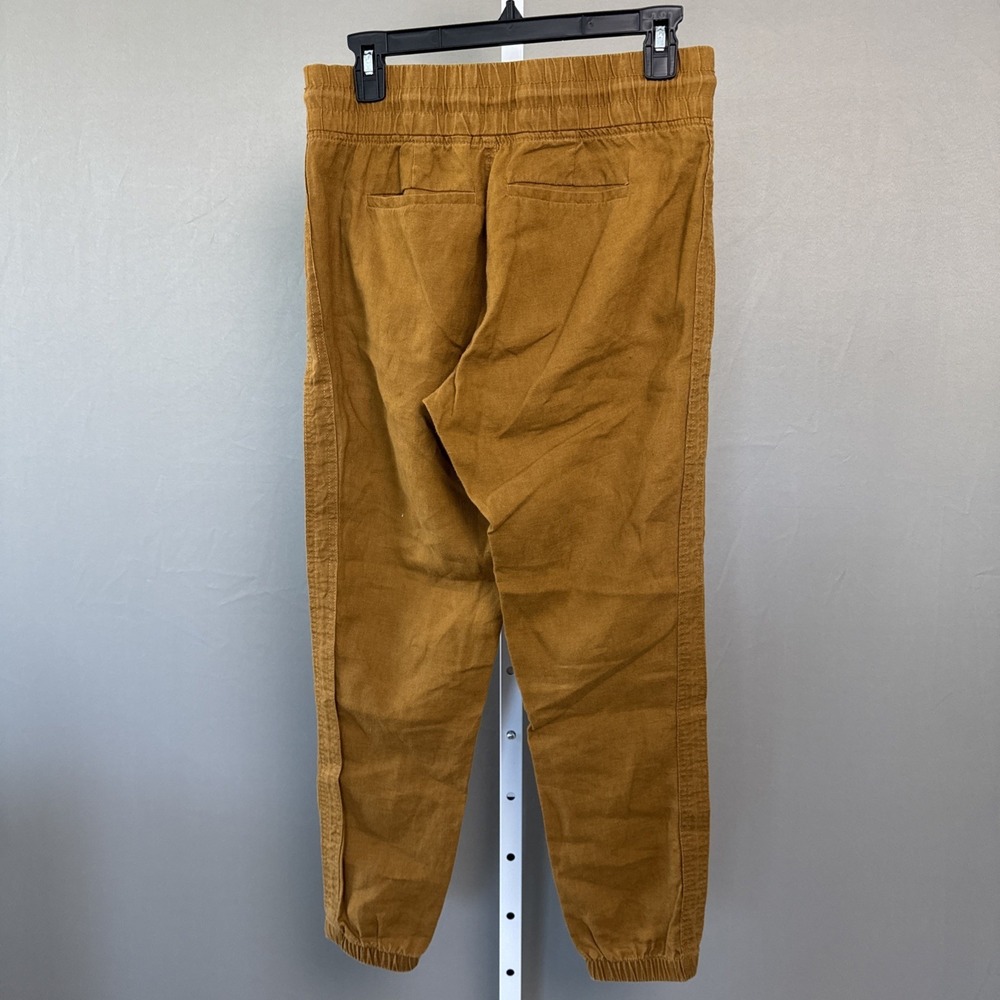 Athleta Cabo Linen Jogger Size 0 - 100% Linen in Rust - Picture 4 of 9